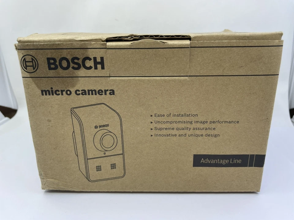 NEW Bosch NPC-20012-F2 IP Microbox 2000HD Color Camera Day/Night Indoor 720p PoE - Image 1 of 4