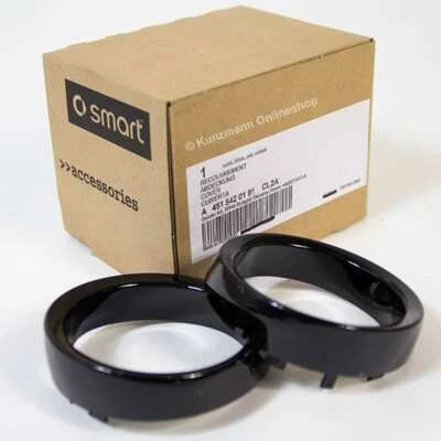 Accent Rings Additional Instruments Black CL2A Smart Fortwo 451 Original Accessories NEW - Image 1 of 3