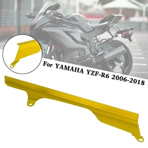 Rear Sprocket Chain Guard Protector Cover For YAMAHA YZF R6 2006-2018 Gold E6 - Picture 1 of 11