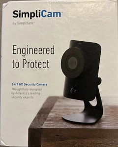 SimpliSafe Simplicam Indoor Security HD Camera Model SSCM1 24/7 Security WiFi - Picture 1 of 7