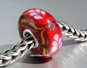 Trollbeads * Seidenglanz in Purpur * Crimson Silk Brilliance * 01*Trollbeads Day - Picture 1 of 3