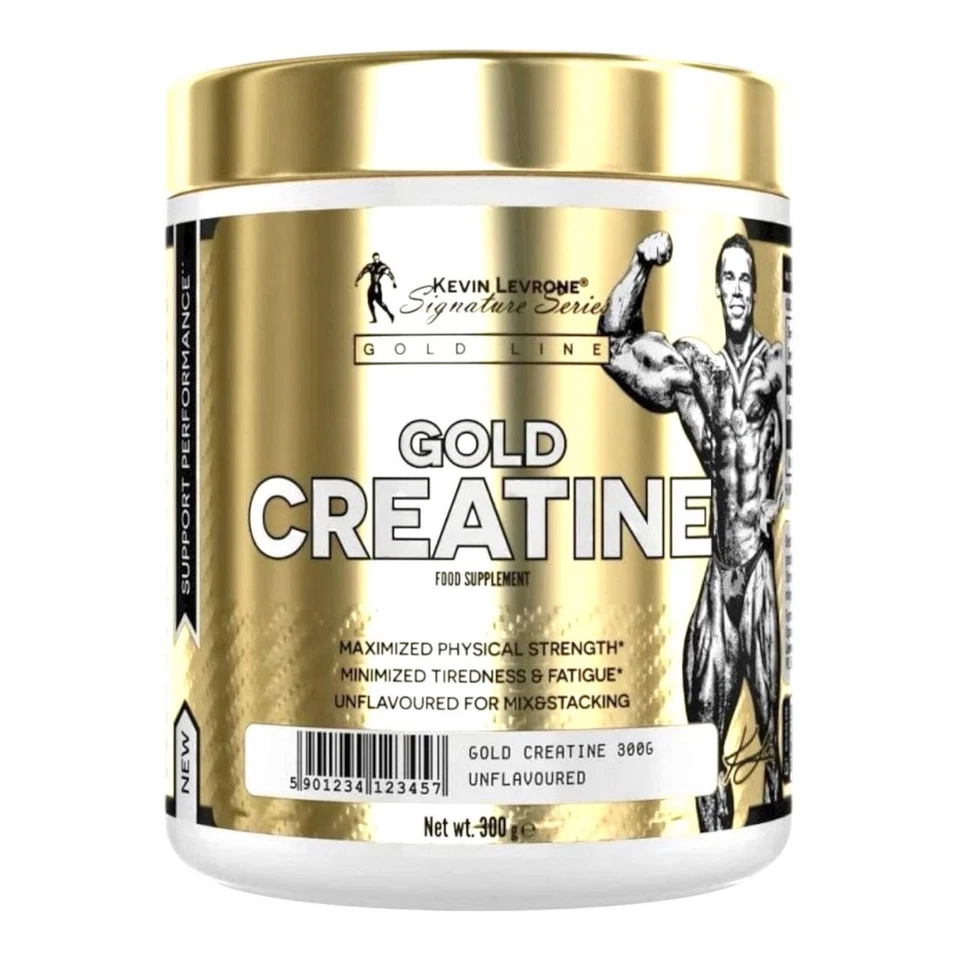 KEVIN LEVRONE SIGNATURE SERIES® Gold Kreatin 300g 60 Servings Unflavoured Muscle Strength Fitness Kevin Levrone
