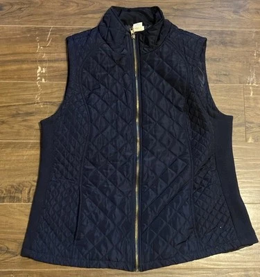 Chaleco Aspen Cremallera Completa Azul Oscuro Talla XL USADO EN EXCELENTE ESTADO Foto 1 de 4