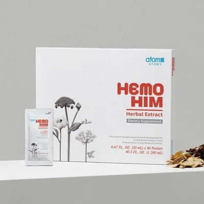 [US STOCK] Sistema Inmunológico Hemo Him 20ml X 60Pk, 1200ml ¡Nuevo Sellado! (EXP.Mayo.2027) Foto 1 de 2