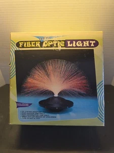 Vintage UFO Fiber Optics Lamp With Rotating Light & Flashing Base Lights. Retro - Picture 1 of 3