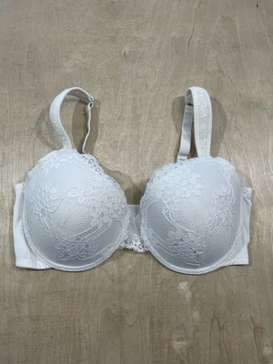 Sutiã Jessica Simpson com aro forrado camiseta tamanho 38D renda branca - Imagem 1 de 4