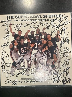 Autographed “The Super Bowl Shuffle” Record 31 Total Autographs JSA COA  BEARS - Image 1 of 4