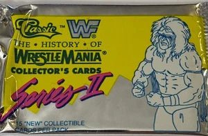 5 packs - 1990 Classic WWF History Of "WrestleMania" Series 2 - Picture 1 of 5