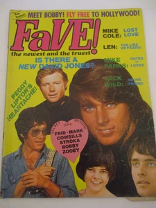 Dark Shadows, Bobby Sherman, Michael Parks - Fave Magazine 1970 - Imagen 1 de 5