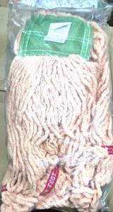 Rubbermaid 5" Head Band, Medium Blended Fiber Web Foot Wet Mop Head - Picture 1 of 2