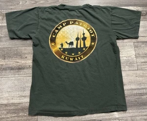 Camp Patriot Kuwait Shirt Herren Large Grün Military Tee Kurzarm Batee - Bild 1 von 7