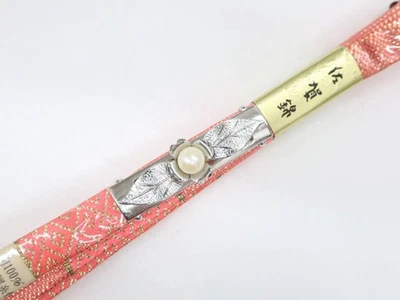 Kyoto IkkidoKimono accesorios japoneses sin usar obi-jime obi-jime grupo plano Foto 1 de 4