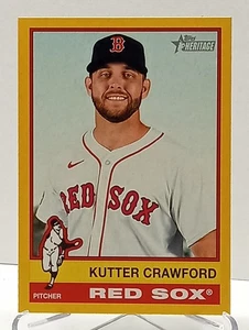 2025 Topps Heritage High Number SP Kutter Crawford #419 Yellow Boarder - Picture 1 of 2