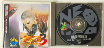 SNK Fatal Fury 3: Road To The Final Victory Neo Geo CD 1995 Battle Action Used - Image 1 of 4