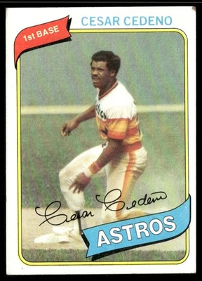 1980 Topps #370 Cesar Cedeno - Image 1 of 2