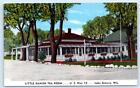 Lake Geneva, Wi Wisconsin~ Little Danish Tea Room C1930s Roadside Linen Postcard
