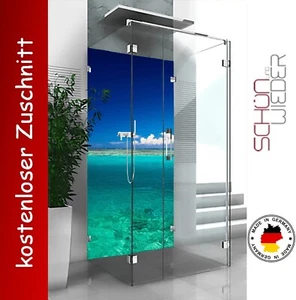 Shower rear panel aluminium tile mirror wall panel wall panels bathroom back panel 3 mm - Picture 1 of 7