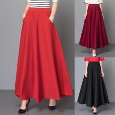 Effortlessly Swing into Style with Women's Loose Pleated Skirt and High Waist