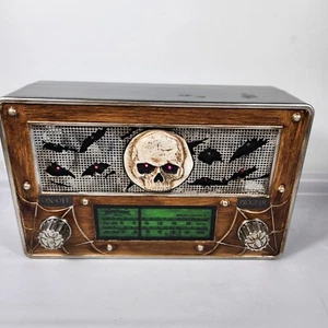 Radio Halloween Tekky Toys. Múltiples canales de audio. Grandin Road. Prop. VIDEO - Imagen 1 de 9