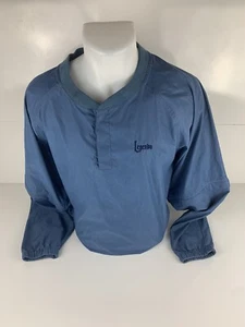 Vintage 90s Sun Ice Legends Pullover Blue Mens XL Windbreaker Zip Off Sleeves - Picture 1 of 5