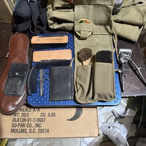 WWII U.S. Army, Large Grouping of Original WWII Soldier’s Grooming Kit Supplies - Picture 1 of 9