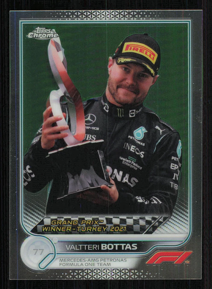 2022 Topps Chrome Formula 1 #166 Valtteri Bottas GPW - Image 1 of 2