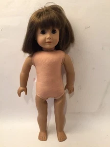 American Girl DOLL Just Like You occhi marroni capelli castani Bangs 2008 capelli corti - Foto 1 di 7