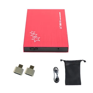 External Hard Disk Drive High-Speed Transmission USB 3.0 1TB/2TB/4TB Hard Drive - Photo 1/25