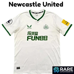 AUTÉNTICA CAMISETA DE FUTBOL VISITANTE NEWCASTLE UTD 2022-23 GRANDE ADULTO CASTORE (V BUENA) - Imagen 1 de 6