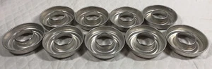 Vintage Aluminum Baking Molds Mini Cake Jello Mold Tube Pan Lot of 9 - Picture 1 of 8