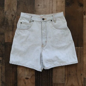 GreatLand Trading Company Womans 5/6 90s Lightwash Denim Shorts High Waist - Picture 1 of 5