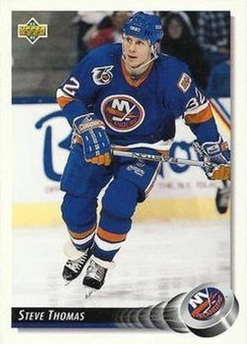 #171 Steve Thomas - New York Islanders - 1992-93 Upper Deck Hockey - Image 1 of 1