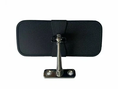 Vintage Hot Rat Rod Antique Car Truck Interior Rear View Mirror Black Wrinkle - Image 1 of 3