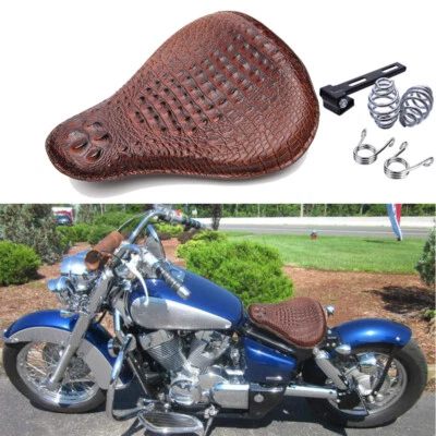 For Honda Shadow Spirit ACE Aero 750 1100 VT1100C Bobber Spring Solo Seat Saddle - Image 1 of 4