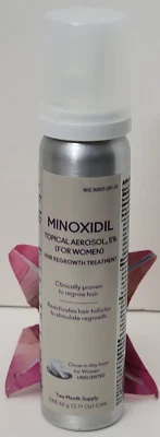 MINOXIDIL TOPICAL AEROSOL 5% HAIR REGROWTH TREATMENT For WOMEN - Image 1 of 3