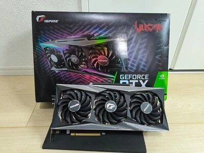 [As Is] Colorful iGame GeForce RTX 3080 Vulcan OC 10G GDDR6X Graphics card - image 1 of 4