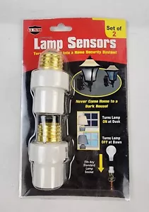 Automatic Lamp Sensors Dusk to Dawn Security Light Switch System Socket - 2/Pack - Picture 1 of 5