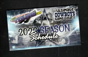 Dallas Cowboys--2023 Pocket Schedule--RGV Tours - Picture 1 of 2