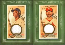 2023 Topps Allen & Ginter Mini Framed Jersey Bat Relic  - You Pick for Set