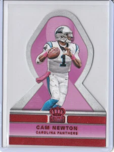 2015 Panini Crown Royale BCA Pink Ribbon Red Parallel #12 Cam Newton Patriots - Bild 1 von 1