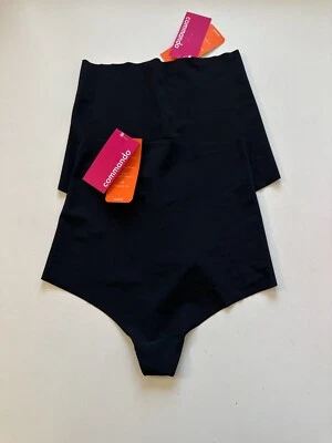 Nuevo con etiquetas Lote de 2 bragas Commando para mujer talla S Classic Control CC101 Foto 1 de 4