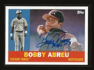 2022 Topps Pro Debut MiLB Legends Bobby Abreu Auto Tuscon Toros (#MILB-8) 17/50 - Bild 1 von 2
