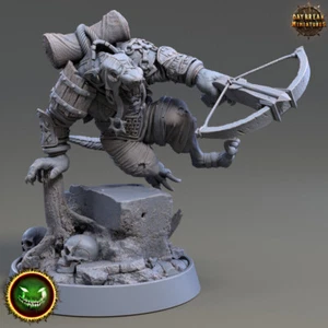 Ratmen Fleshdancer, Tabletop D&D Wargaming Fantasy 32mm Rat Warrior Miniatures - Picture 1 of 1