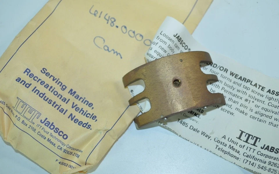 Pieza de leva de repuesto para bomba Jabsco ITT # 6148-0000 Foto 1 de 1