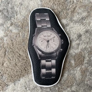 Undercover Japan Faux Leather Watch Graphic 2012 Mini Wallet Coin Zip Pouch - Picture 1 of 5