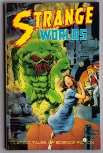 SRANGE WORLDS No. 1 (only issue) 1990 MALIBU COMICS Squarebound Format NEAR MINT - Picture 1 of 2