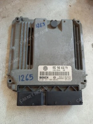 03G906016FH 0281011909 BOSCH EDC16U1 CENTRALINA MOTORE SEAT TOLEDO ALTEA 2.0 TDI - Immagine 1 di 4