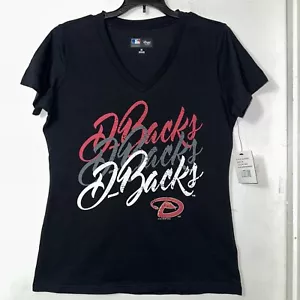 Arizona Diamondbacks G-III Ladies Size Medium Black T-Shirt New With Tags - Picture 1 of 9