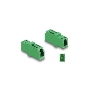 87984 - LWL Kupplung LC Simplex Buchse zu LC Simplex Buchse APC grün - Bild 1 von 1