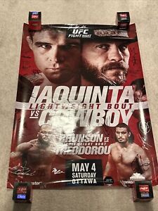 UFC Fight Night 151 Iaquinta vs Cowboy SBC Poster Signed Auto Ottawa